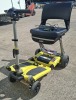 FREERIDER LUGGIE ELITE FOLDABLE MOBILITY SCOOTER IN YELLOW WITH BATTERY & CHARGER CONDITION: GOOD (TESTED WORKING & SEE ALL IMAGES FOR CONDITION) - 2