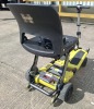 FREERIDER LUGGIE ELITE FOLDABLE MOBILITY SCOOTER IN YELLOW WITH BATTERY & CHARGER CONDITION: GOOD (TESTED WORKING & SEE ALL IMAGES FOR CONDITION) - 3