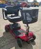 FREERIDER LUGGIE CAR BOOT MOBILITY SCOOTER IN RED (FR168-4A-12AH) WITH BATTERY & CHARGER CONDITION: GOOD (TESTED WORKING & SEE ALL IMAGES FOR CONDITION)