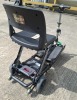 FREERIDER LUGGIE ELITE FOLDING MOBILITY SCOOTER IN BLACK NO CHARGER - TESTED WORKING WITH CHARGE REMAINING IN BATTERY CONDITION: GOOD - 3