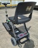 FREERIDER LUGGIE ELITE FOLDING MOBILITY SCOOTER IN BLACK NO CHARGER - TESTED WORKING WITH CHARGE REMAINING IN BATTERY CONDITION: GOOD - 4