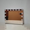 8 X FENCHILIN HOLLY WOOD MAKEUP MIRRORS FEATURES 15 BULBS FOR OPTIMAL LIGHTING - NOTE CUSTOMER RETURNS -