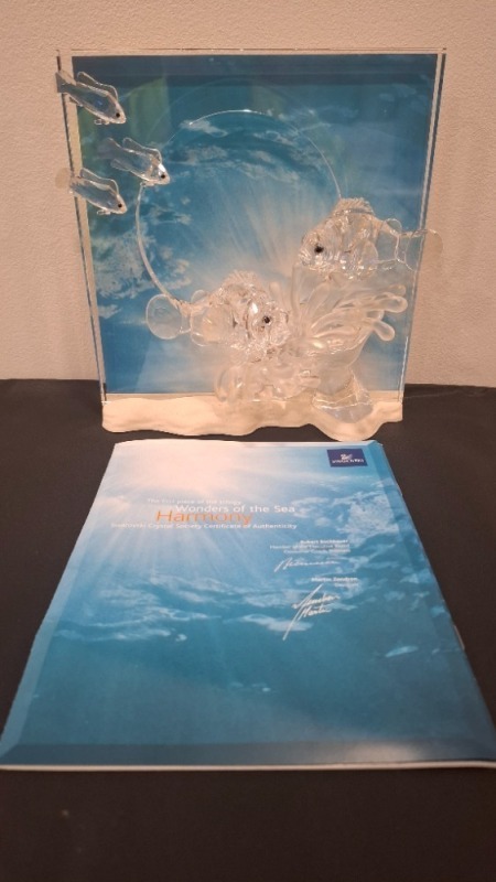 1 X SWAROVSKI 2005 ANNUAL EDITION WONDERS OF THE SEA GLASS FIGURINE COLLECTOR'S ITEM - RRP &pound;245 - (NOTE COMES FROM PRIVATE COLLECTOR / VIEWING IS ADVISED)