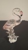 1 X SWAROVSKI FLAMINGO GLASS FIGURINE COLLECTOR'S ITEM - RRP &pound;250 - (NOTE COMES FROM PRIVATE COLLECTOR / VIEWING IS ADVISED) - 2