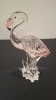 1 X SWAROVSKI FLAMINGO GLASS FIGURINE COLLECTOR'S ITEM - RRP &pound;250 - (NOTE COMES FROM PRIVATE COLLECTOR / VIEWING IS ADVISED) - 4