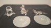 3 X PIECE SWAROVSKI GLASS FIGURINES LOT CONTAINING 1 X ALLIGATOR - RRP &pound;55 , 1 X KANGAROO WITH BABY - RRP &pound; 80 , 1 X CHIMPANZEE CHIMP - &pound;90 , COLLECTOR'S ITEMS - TOTAL RRP &pound;225 - (NOTE COMES FROM PRIVATE COLLECTOR / VIEWING IS ADVISED)