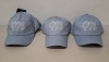 60 X BRAND NEW MENNACE LOGO BASEBALL CAPS IN BLUE TWO TRAYS - 2