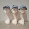 60 X BRAND NEW MENNACE LOGO BASEBALL CAPS IN BLUE TWO TRAYS
