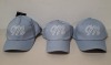 60 X BRAND NEW MENNACE LOGO BASEBALL CAPS IN BLUE TWO TRAYS - 2