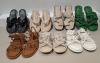 40 X PAIRS OF BRAND NEW MIXED MISSGUIDED FOOTWEAR LOT TO INCLUDE TWISTED TOE POST FLAT SANDALS - FAUX LEATHER KNOTTED FLAT SANDALS - PADDED TIE UP SANDALS - CHUNKY STRAP SLIDERS ETC ALL IN VARIOUS SIZES IN 1 TRAY