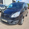 BLACK FORD TRANSIT CUSTOM 310 LTD E - DIESEL PANEL VAN 2198CC REG: BF65VVH MILEAGE : 51,174 FIRST REGISTERED 10/9/2015 1 KEY WITH V5 MOT EXPIRES 10/9/2025 WITH AIR CON & CRUISE CONTROL - 2
