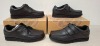 20 X PAIRS OF BRAND NEW PRETTY GREEN SHOES CONTAINING HARROW VELCRO SN00 AND HARROW LACE SNOO IN BLACK IN BLACK ALL IN SIZE 9 TOTAL RRP &pound;1280