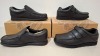 20 X PAIRS OF BRAND NEW PRETTY GREEN SHOES CONTAINING HARROW VELCRO SN00 AND WALTHAM SLIP SN00 IN BLACK 18 IN SIZE 9 UK AND 2 IN SIZE 8 UK TOTAL RRP &pound;1280