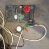 2 X PARKSIDE LOT, AIR COMPRESSOR PKO 270 A1 IN GREEN, PNEUMATIC DRILL IN GREEN AND BLACK WITH DRILL BITS - 2