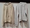 20 X BRAND NEW CROSSHATCH HOODIES 12 X IN GREY IN SIZES XL , LARGE , MEDIUM , 8 X IN STONE IN SIZE XL , LARGE , MEDIUM , SMALL