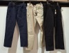 22 X BRAND NEW CROSSHATCH JEANS IN COLOURS BLACK AND STONE , IN VARIOUS SIZES 32 , 36 , 34 , 38 , 40 , ETC