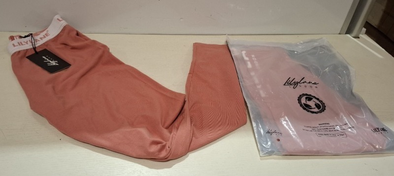20 X BRAND NEW LILYLANE LONDON LEGGINGS IN DARK PINK IN SIZES, S, M, L, (IN 1 TRAY - TRAY NOT INCLUDED)