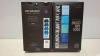 12 X BRAND NEW PACKS OF 5 DUCK AND COVER MENS BOXERS IN COLOURS, LIGHT BLUE, BLUE, GREEN AND NAVY BLUE IN SIZES, S, M, L, 2XL, (IN 1 TRAY - TRAY NOT INCLUDED)