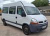 WHITE RENAULT MASTER MM33 DCI 100 MWB ACCESSIBILITY MINIBUS 2463 CC REG: MX54MLY MILES: 99,001 1ST REGISTERED: 1/9/2004 WITH V5 MOT UNTIL 18/2/2026 WITH KEY TOTAL CAPACITY INC DRIVER: 10 CURRENT SERVICE HISTORY SINCE PURCHASE & LIFT CERTIFIED UNTIL AT LEA