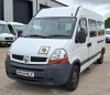 WHITE RENAULT MASTER MM33 DCI 100 MWB ACCESSIBILITY MINIBUS 2463 CC REG: MX54MLY MILES: 99,001 1ST REGISTERED: 1/9/2004 WITH V5 MOT UNTIL 18/2/2026 WITH KEY TOTAL CAPACITY INC DRIVER: 10 CURRENT SERVICE HISTORY SINCE PURCHASE & LIFT CERTIFIED UNTIL AT LEA - 2