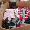 400+ BRAND NEW MIXED CLOTHING CONTAINING H&M PANTS IN BROWN SIZE 34, UNBRANDED PINK THIN JUMPER IN SIZE 16, M&S LADIES WHITE PANTS IN SIZE 18, YOURS PJ BOTTOMS IN RED AND BLACK IN SIZE 24 ETC IN ONE PALLET BOX