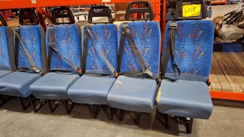 5 X MINI BUS VAN SEATS WITH MNI SAFETY SYSTEM