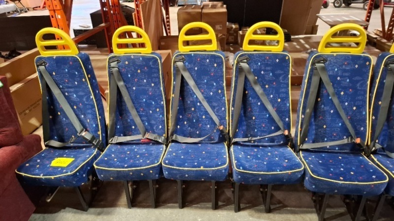 5 X MINI BUS VAN SEATS WITH MNI SAFETY SYSTEM