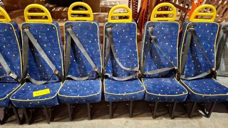 5 X MINI BUS VAN SEATS WITH MNI SAFETY SYSTEM