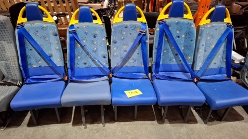 5 X MINI BUS VAN SEATS WITH MNI SAFETY SYSTEM