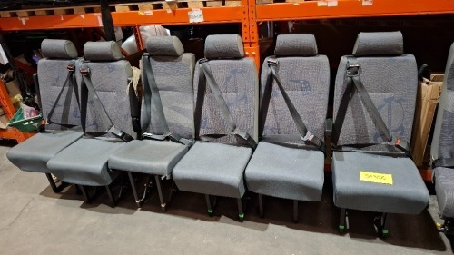 6 X MINI BUS VAN SEATS WITH MNI SAFETY SYSTEM