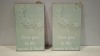 840 X EMBELISHED WOODEN PLAQUES - LOVE YOU TO THE MOON AND BACK - IN 35 BOXES ON ONE PALLET (NOTE AGED PRODUCT - BOXES HAVE MUSTY ODOUR - SEE IMAGE FOR REPRESENTATIVE SAMPLE )