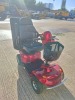 FREERIDER KENSINGTON MOBILITY SCOOTER IN RED WITH RAIN COVER - WITH BATTERY & CHARGER 25 MILE RANGE - MAX SPEED 8 MPH RRP &pound; 2,195 CONDITION - FAIR SOME SCRATCHES (TESTED WORKING & SEE ALL IMAGES FOR CONDITION ) - 2