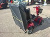 FREERIDER KENSINGTON MOBILITY SCOOTER IN RED WITH RAIN COVER - WITH BATTERY & CHARGER 25 MILE RANGE - MAX SPEED 8 MPH RRP &pound; 2,195 CONDITION - FAIR SOME SCRATCHES (TESTED WORKING & SEE ALL IMAGES FOR CONDITION ) - 4