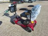 FREERIDER THE ASCOT MOBILITY SCOOTER IN RED / BLACK WITH BATTERY & CHARGER 10 MILE RANGE - MAX SPEED 4/6 MPH RRP &pound; 1,950 CONDITION - GOOD (TESTED WORKING & SEE ALL IMAGES FOR CONDITION ) - 3