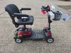 GENIUS AS TRAVELLER MOBILITY SCOOTER IN RED / BLACK WITH BATTERY & CHARGER 12 MILE RANGE - MAX SPEED 4/6 MPH RRP &pound; 1,695 CONDITION - GOOD (TESTED WORKING & SEE ALL IMAGES FOR CONDITION ) - 5