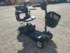 PRIDE APEX ALUMA MOBILITY SCOOTER IN BLACK WITH BATTERY & CHARGER 10 MILE RANGE - MAX SPEED 4/ MPH RRP &pound; 1,395 CONDITION - GOOD (TESTED WORKING & SEE ALL IMAGES FOR CONDITION )