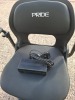 PRIDE APEX ALUMA MOBILITY SCOOTER IN BLACK WITH BATTERY & CHARGER 10 MILE RANGE - MAX SPEED 4/ MPH RRP &pound; 1,395 CONDITION - GOOD (TESTED WORKING & SEE ALL IMAGES FOR CONDITION ) - 7