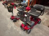 2 X FREERIDER ASCOT MOBILITY SCOOTER IN RED NO BATTERY 15 MILE RANGE - MAX SPEED 4/ MPH CONDITION - GOOD ( SEE ALL IMAGES FOR CONDITION )