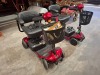 2 X FREERIDER ASCOT MOBILITY SCOOTER IN RED NO BATTERY 15 MILE RANGE - MAX SPEED 4/ MPH CONDITION - GOOD ( SEE ALL IMAGES FOR CONDITION ) - 2