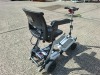 FREERIDER LUGGIE ELITE FOLDING MOBILITY SCOOTER IN SILVER WITH CHARGER - TESTED WORKING WITH CHARGE REMAINING IN BATTERY CONDITION GOOD ( SEE ALL IMAGES FOR CONDITION ) - 4
