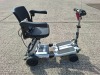 FREERIDER LUGGIE ELITE FOLDING MOBILITY SCOOTER IN SILVER WITH CHARGER - TESTED WORKING WITH CHARGE REMAINING IN BATTERY CONDITION GOOD ( SEE ALL IMAGES FOR CONDITION ) - 5
