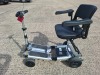 FREERIDER LUGGIE ELITE FOLDING MOBILITY SCOOTER IN SILVER WITH CHARGER - TESTED WORKING WITH CHARGE REMAINING IN BATTERY CONDITION GOOD ( SEE ALL IMAGES FOR CONDITION ) - 6