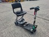 FREERIDER LUGGIE ELITE FOLDING MOBILITY SCOOTER IN BLACK WITH CHARGER - TESTED WORKING WITH CHARGE REMAINING IN BATTERY CONDITION GOOD ( SEE ALL IMAGES FOR CONDITION )