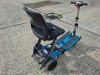 FREERIDER LUGGIE ELITE FOLDING MOBILITY SCOOTER IN BLUE WITH CHARGER - TESTED WORKING WITH CHARGE REMAINING IN BATTERY CONDITION GOOD ( SEE ALL IMAGES FOR CONDITION ) - 4