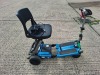 FREERIDER LUGGIE ELITE FOLDING MOBILITY SCOOTER IN BLUE WITH CHARGER - TESTED WORKING WITH CHARGE REMAINING IN BATTERY CONDITION GOOD ( SEE ALL IMAGES FOR CONDITION ) - 5