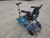 FREERIDER LUGGIE ELITE FOLDING MOBILITY SCOOTER IN BLUE WITH CHARGER - TESTED WORKING WITH CHARGE REMAINING IN BATTERY CONDITION GOOD ( SEE ALL IMAGES FOR CONDITION ) - 3