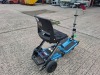 FREERIDER LUGGIE ELITE FOLDING MOBILITY SCOOTER IN BLUE WITH CHARGER - TESTED WORKING WITH CHARGE REMAINING IN BATTERY CONDITION GOOD ( SEE ALL IMAGES FOR CONDITION ) - 4