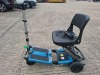 FREERIDER LUGGIE ELITE FOLDING MOBILITY SCOOTER IN BLUE WITH CHARGER - TESTED WORKING WITH CHARGE REMAINING IN BATTERY CONDITION GOOD ( SEE ALL IMAGES FOR CONDITION ) - 6