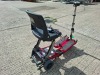 FREERIDER LUGGIE ELITE FOLDING MOBILITY SCOOTER IN RED WITH CHARGER - TESTED WORKING WITH CHARGE REMAINING IN BATTERY CONDITION GOOD ( SEE ALL IMAGES FOR CONDITION ) - 4