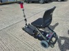 LUGGIE FOLDING MOBILITY SCOOTER IN BLACK NO CHARGER - TESTED WORKING WITH CHARGE REMAINING IN BATTERY CONDITION GOOD ( SEE ALL IMAGES FOR CONDITION ) - 3
